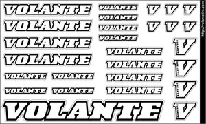 VL-DW - Volante Decal - White