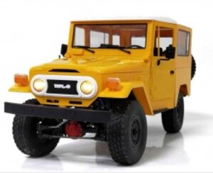 WPL/C34KMY WPL 1/16 Metal Edition Kit 4WD Crawler with Head Light Yellow for C34