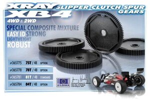 X365784 COMPOSITE SLIPPER CLUTCH SPUR GEAR 84T / 48