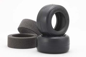 YF-36FM Front belted slick tire (Medium) / Yokomo