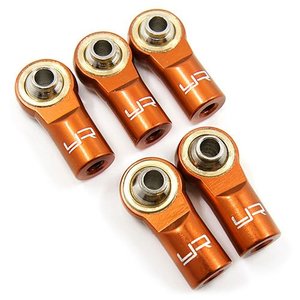 YR-YA-0550OR - Yeah Racing Alu M3 Rod Ends (5 Stk.) Orange