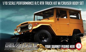 Z-RTR0029 RC4WD GELANDE II RTR TRUCK KIT W / CRUISER BODY SET