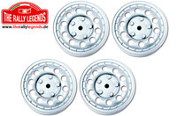 EZRL2071 Wheels - 1/10 Rally - Lancia 037 Magnesium Silver Set