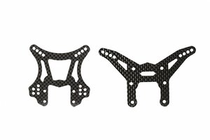 66480266 Carbon fiber front & rear shock absorbe 4mm / Verstärckte Ausführung