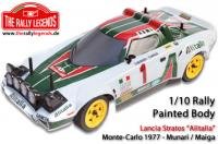 EZRL2226 Karosserie - 1/10 Rally - Scale - Fertig lackiert - Lancia Stratos Alitalia