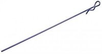 RS046B Karosserieclips Extra-Lang Metallic Blau 1/10