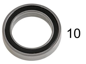 TU2506-10 RT Dichtkugellager 13x19x4mm