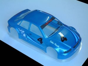 0032 - Audi A4 - Delta Plastik Lexan klar 1:10 200mm