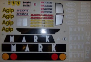 DEC040 - Decal F40 / Delta Plastik 1:8