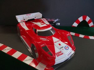0170 - Toyota GT1 Le Mans 2012 - Delta PLastik Lexan klar 1:8