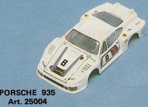 25004 - Porsche 935 Delta Plastik Lexan klar 1:32