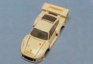 25404 - Porsche 935 SIL Delta Plastik Lexan klar 1:24