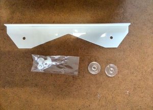 ALRALLYPC2M - Spoiler RALLY policarbonato BIANCO 2mm