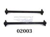02003 Himoto 61 mm seitliche Antriebswellen (55 mm Radstand) für Modelle im Maßstab 1:10