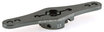 R17017G - Aluminium Servo Doppel Arm 23Z (1-Ebene) Grau - Robitronic