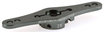 R17019G - Aluminium Servo Doppel Arm 25Z (1-Ebene) Grau - Robitronic