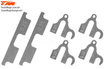 TM507351 Tuningteil - E4RS III / PLUS - Querlenckerhalter Distanzscheibe Satz 0.25mm (2 Stk. FF/RR und 4 Stk. FR/RF)
