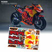 TC500KTM 1/8 Bike KTM DECAL SET - TEAM C