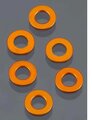 AXA1350 Spacer 1x3x6mm Orange (6) - AXIAL