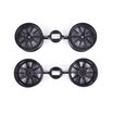 19335728 Felgen (4) Raybrig NSX Concept 24mm schwarz - TAMIYA