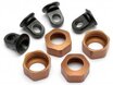 24500 - SHOCK CAPS FOR C8104,8105 STD. BROWN 4pcs(LIGHTNING SERIES)