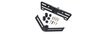 37192 LRP Competition Starterbox - Buggy Plastikaufnahmen vorne/hinten inkl. Schrauben