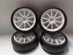 3RAC-TW 3 RACING TOURENWAGEN REIFEN INKL. FELGE UND EINLAGE UNVERKLEBT 1:10 24MM 6KANT 12MM