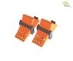 50094 - 1:14 Hemmschuhe leuchtorange mit Halter schwarz 2Stück thicon 3D