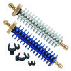 53001 - Abgaskühler mit Halter und Spritschlauch Clip - BLAU - TEAM Titan