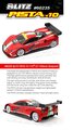 60235 BLITZ PISTA-10 1/10 GT (190mm) (0.7mm) Standard Lexan klar
