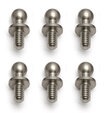6276 Team Associated Ballstuds, .20 in, silver