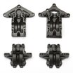 7117 Team Associated Gearboxes, front and rear