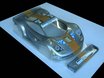 7500 - McLaren GTR + Flügel - Delta Plastik 1:8 1,0mm Lexan klar