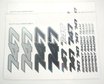 804298 Dekorbogen 747 chrome