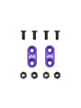 AM-030103 1/10th On-Road Alu Wing Mounts (Purple) ARROWMAX