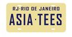 ATees Realistic Brazil Licence Plate (ASIATEES) For RC Cars - ATG10321