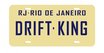 ATees Realistic Brazil Licence Plate (DRIFTKING) For RC Cars - ATG10324