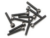 BRASCH2012 Boom Racing M2x12mm Socket Cap Screw 12.9 Grade Nickel Plated Screws (10)