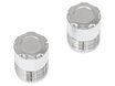 BRW780923PL Boom Racing S100 Scale Center Wheel Hub Cap (2) Platinum (XT5 Series)