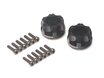 BRXT606V2 Boom Racing XT606 6-Lug Aluminum 12mm Wheel Hub Adapters 6MM Offset Version 2 (2) Black