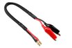 C-50250 Team Corally - Charge Lead - Crocco Clips - 14 AWG ULTRA V+ Silicone Wire - 30cm - 1 pc