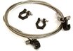 Realistic Steel Tow Cable & Tow Hooks mit Bow Shackle for 1/10 Off-Road Crawler C27171BLACK