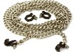 Realistic 1/10 Size Drag Chain & Tow Hooks mit Bow Shackle for Off-Road Crawler C27172BLACK