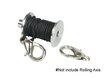 CR01-27E Replacement Crawler Winch Hook(2pcs) with Traction rope For #CR01-27