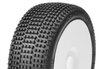CT-15003-3-W Captic Racing - ZONDA XTR - 1/8 Buggy Tires Mounted - CR-3 (Soft) Racing Compound - White Rims - 1 Pair