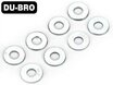 DUB2109 Washers - 3mm Flat Washers (8 pcs per package)