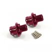 FTAR014R FASTRAX ARRMA ALU 13MM HEX ADAPTORS (PR) - KRA/SEN/TYP