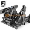 G161G GRC Cockpit Interior Kit for TRX4 G500 & TRX6 G63 6×6 Black