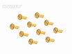 GFH0412 CARTEN Senkkopfschrauben M4x12mm 12.9 Gold Coating (10)
