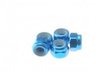 HS-69219 - Hiro Seiko 3mm Alloy Nylon Nut [T-Blue]